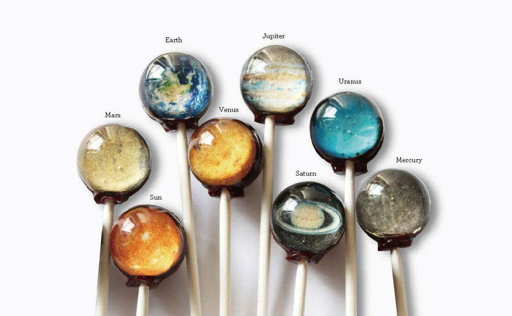 宇宙キャンディーシリーズ『Planet Lollipops（惑星キャンディー）』『Galaxy Lollipops（ギャラクシーキャンディー）』