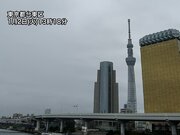 関東は東京都心など南部を中心に雨　気温が上がらず昼間でも一桁