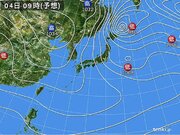あす4日　仕事始めも強い寒気居座る　日本海側はふぶく　太平洋側も風強く