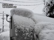 新潟県内で雪が強く積雪2m超の所も　午後も日本海側は断続的に雪