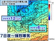 北陸　明日6日～7日は警報級大雨　7日は強烈寒気で被災地に雪　大雪の所も