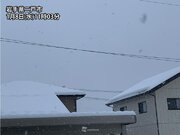東北北部で大雪　盛岡は一気に積雪20cm増        