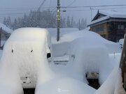 北陸で3時間に20cm以上積雪急増　日本海側では広範囲で大雪・吹雪に厳重警戒