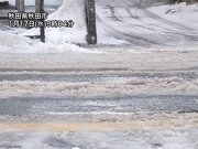 日本海側で気温上がり融雪進む　路面悪化や落雪、雪崩に注意