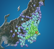 関東の広域で震度3の地震、津波の心配なし        