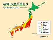 日本気象協会2023年春の花粉飛散予測　第3報発表　前シーズン比「非常に多い」も