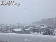 北海道・帯広など積雪急増　午後も大雪に厳重な警戒を        