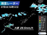 沖縄・先島で土砂降りの雨　明日は沖縄本島でも本降りの雨に