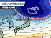 来週月曜は南岸低気圧で雨　週中頃は北日本に非常に強い寒気