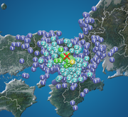 京都府で震度4の地震発生