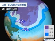 来週は強い寒気で冬の寒さ　日本海側は大雪に注意