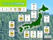 週末の花粉情報　関東から九州でスギ花粉ピーク　西日本は黄砂にも注意