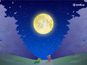 あす7日は満月「ワームムーン」各地できれいに見られそう　寒さ対策を万全に