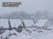 札幌市内などでまとまった降雪 北日本の雪は段々と弱まる予想