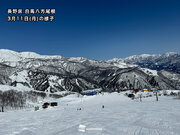 週末のスキー場の天気・積雪　春スキーの季節　長野・新潟は全面滑走可の所も
