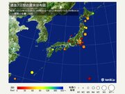 ここ1週間の地震回数　震度3以上が3回　けさは埼玉県などで最大震度3を観測