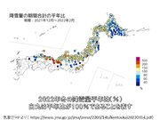 2022年の冬　日本海側を中心に大雪　東日本・西日本で低温　ラニーニャ現象が関係