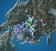 長野県で震度3の地震発生        