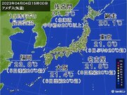 北海道では今年初の気温20以上　東京都心も3日ぶりの20超　この先の気温は?