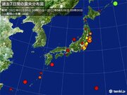 きょう未明　福島県沖で震度4の地震　ここ1週間の地震回数は震度4以上が6回