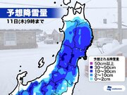 10日(水)夜は東北で雪　仙台は4月としては21年ぶりの大雪か        