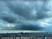 東京地方に「竜巻注意情報」　関東に発達した雨雲　急な雷雨や突風など天気急変に注意