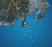 伊豆大島近海で地震　静岡県で震度3　津波の心配なし