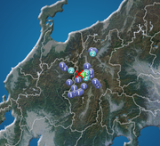 長野県で震度3の地震発生        