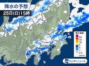 日曜日の関東は油断できない空　東京でも午後は急な雨や雷雨に注意