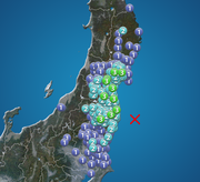 地震情報　福島県・宮城県で震度3　津波の心配なし