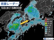 夕方にかけて東海、近畿で強雨に注意　関東はそれほど雨が強まらず
