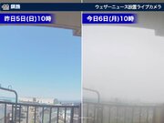 釧路など北海道太平洋沿岸 濃霧による視界不良に注意        