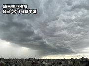 東京都心に再び雨雲接近　帰宅時間帯は強雨に注意