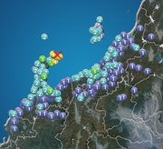 石川県で震度4の地震発生