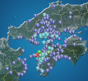 愛媛県南予でM4.2の地震　最大震度3　津波の心配なし