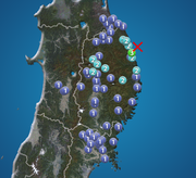 岩手県で震度3の地震発生        