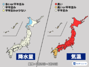気象庁1か月予報　6月に入ると西日本や東日本にも段々と梅雨の気配