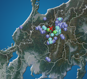 岐阜県・長野県で震度3の地震発生        