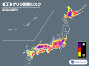 関東など天気急変に注意　局地的な激しい雨や雷雨のおそれ