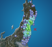 福島県・宮城県で震度3の地震　震源は福島県沖　津波の心配なし