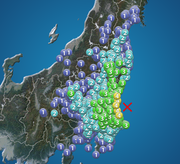 茨城県で震度4の地震　M5.4　津波の心配なし
