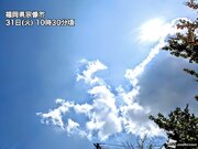 西日本は天気が回復　暑さも復活し30近くまで上がる予想
