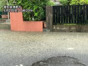 東海から甲信は強雨で冠水も　山沿いでは雨量増加し土砂災害警戒