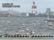 関東の沿岸部は20m/s超の強風　帰宅時間帯は横殴りの雨に注意