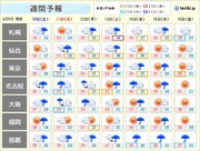 台風3号は本州の南へ　影響は?　週明けにかけて梅雨空　来週後半は晴れ間　暑くなる