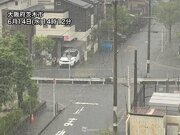 大阪など関西で強い雨　京都や奈良でも雨雲が発達予想