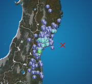 宮城県で震度3の地震　震源は宮城県沖　津波の心配なし