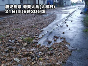 奄美大島は今日いっぱい断続的に激しい雨　土砂災害の発生に厳重警戒