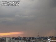 阪神で雨柱が出現　大阪市も21時頃にかけて急な雨に注意