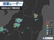 福島市に大雨警報が発表　周辺は19時頃まで激しい雨に警戒